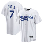 Kooe LA.Dodgers #7 Blake Snell Player White Game Stitched Jerseys