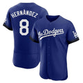 Kooe LA.Dodgers #8 Enrique Hern¨¢ndez Player Royal City Connect Elite Home Stitched Jerseys