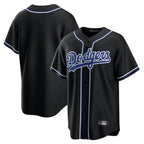 Kooe LA.Dodgers Blank Player Black Carbon Limited Home Stitched Jerseys