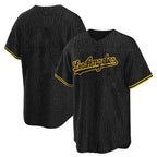 Kooe LA.Dodgers Blank Player Black Gold Limited Home Stitched Jerseys