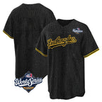 Kooe LA.Dodgers Blank Player Black Gold Limited Home World Series Stitched Jerseys