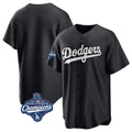 Kooe LA.Dodgers Blank Player Black Pitch Fashion World Series Meet T-shirt Stitched Jerseys