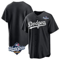 Kooe LA.Dodgers Blank Player Black Pitch Fashion World Series T-shirt Stitched Jerseys