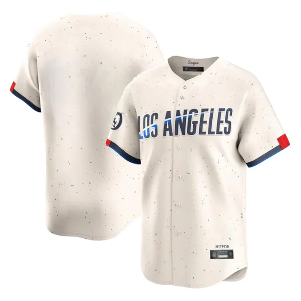Kooe LA.Dodgers Blank Player Cream City Connect Limited Home Stitched Jerseys