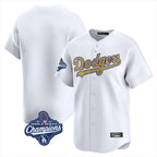 Kooe LA.Dodgers Blank Player Gold Collection Limited Home World Series Meet Stitched Jerseys