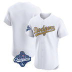 Kooe LA.Dodgers Blank Player Gold Limited Elite Home World Series Meet Stitched Jerseys