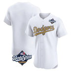 Kooe LA.Dodgers Blank Player Gold Limited Elite Home World Series Stitched Jerseys