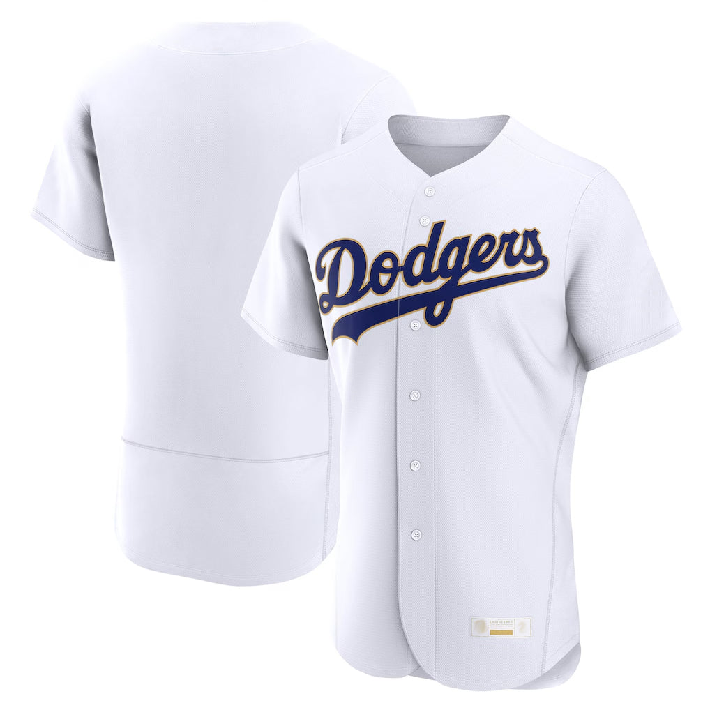 Kooe LA.Dodgers Blank Player Gold White 2026 Collection Stadium Limited Elite Stitched Jerseys