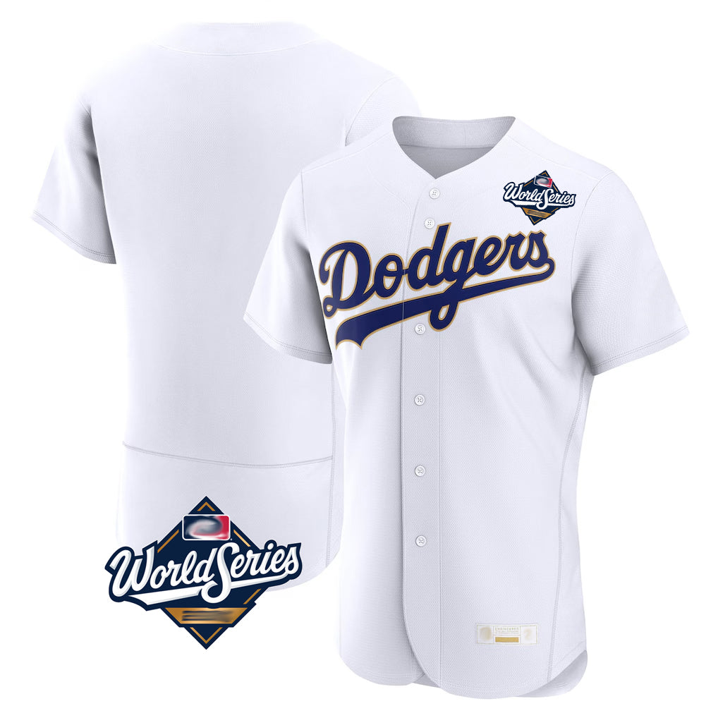 Kooe LA.Dodgers Blank Player Gold White 2026 Collection Stadium Limited Elite World Series Stitched Jerseys