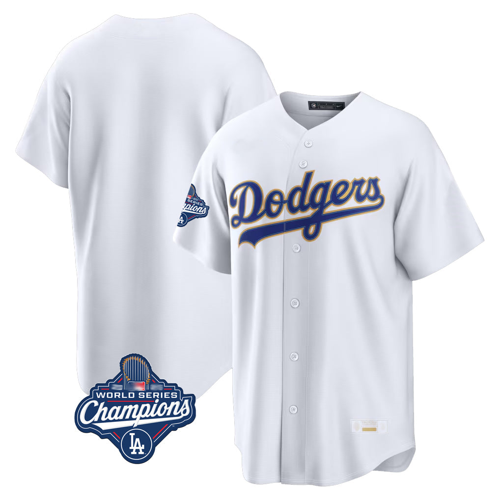 Kooe LA.Dodgers Blank Player Gold White 2026 Collection Stadium Limited World Series Meet Stitched Jerseys
