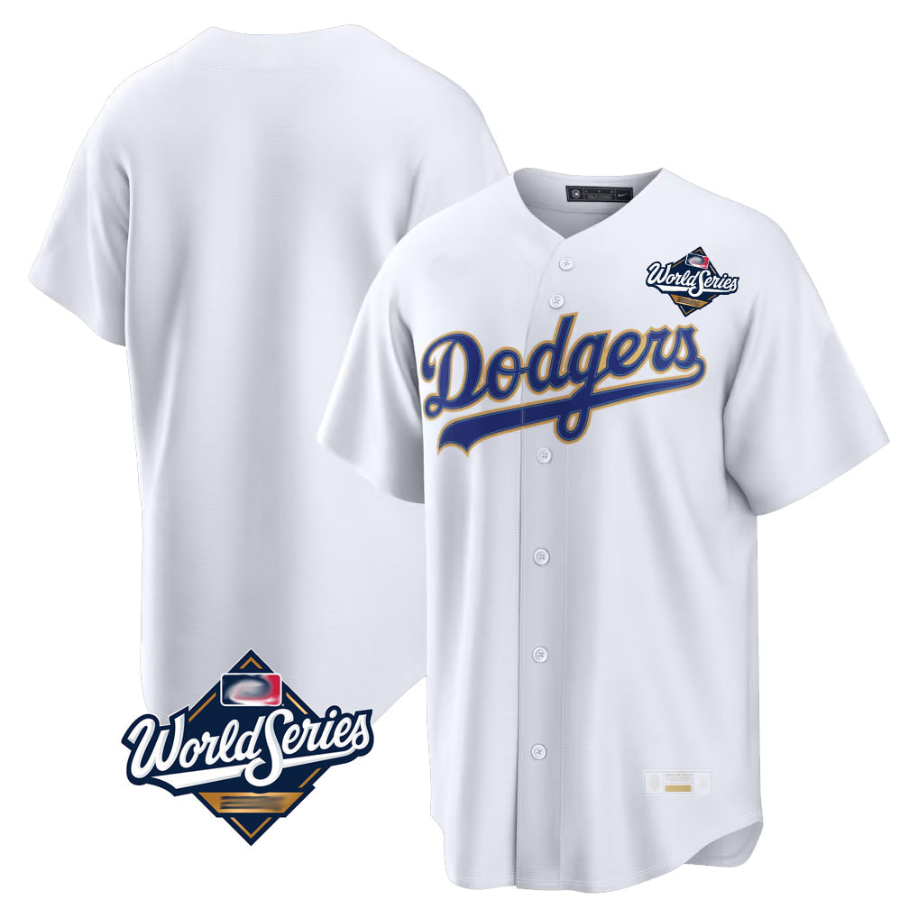 Kooe LA.Dodgers Blank Player Gold White 2026 Collection Stadium Limited World Series Stitched Jerseys