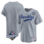 Kooe LA.Dodgers Blank Player Gray Game Limited Home World Series Stitched Jerseys
