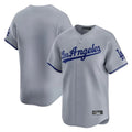 Kooe LA.Dodgers Blank Player Gray Limited Game Stitched Jerseys