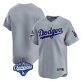 Kooe LA.Dodgers Blank Player Gray Limited Home World Series Meet Stitched Jerseys