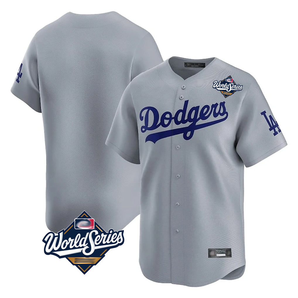 Kooe LA.Dodgers Player Gray Limited Home World Series Stitched Jerseys