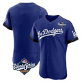 Kooe LA.Dodgers Blank Player Royal City Connect Elite Home World Series Stitched Jerseys