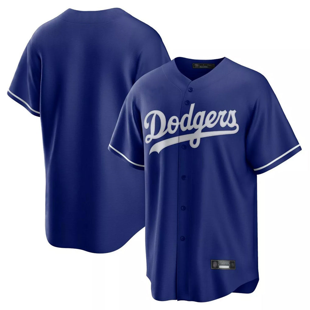 Kooe LA.Dodgers Blank Player Royal Game Home Stitched Jerseys