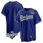 Kooe LA.Dodgers Blank Player Royal Game Home World Series Stitched Jerseys