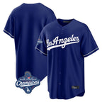 Kooe LA.Dodgers Blank Player Royal Game World Series Meet Stitched Jerseys