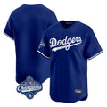 Kooe LA.Dodgers Blank Player Royal Limited Home World Series Meet Stitched Jerseys