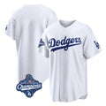 Kooe LA.Dodgers Blank Player White Home Game World Series Meet Stitched Jerseys