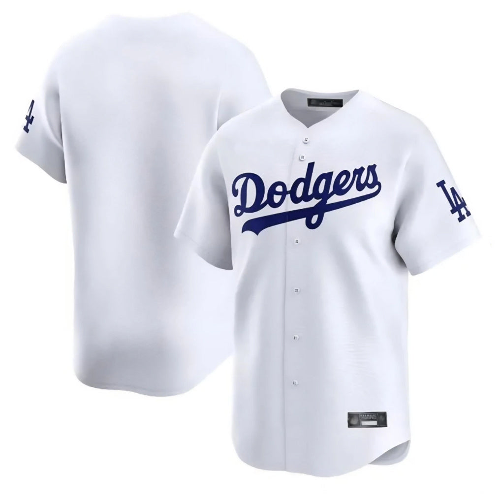 Kooe LA.Dodgers Blank Player White Limited Home Stitched Jerseys