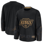 Kooe LA.Kings Black 2024 Military Appreciation Practice Jerseys