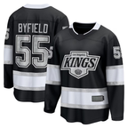 Kooe LA.Kings #55 Quinton Byfield Black Home Breakaway Jerseys