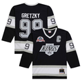 Kooe LA.Kings #99 Wayne Gretzky Black 1992-93 Power Play Jerseys