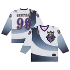 Kooe LA.Kings #99 Wayne Gretzky Mitchell & Ness White 1995-96 Power Play Jerseys