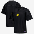 Kooe LA.Lakers Black Courtside Football Stitched Jerseys