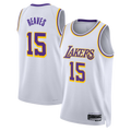 Kooe LA.Lakers #15 Austin Reaves White Association Edition Swingman Stitched Jerseys