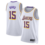 Kooe LA.Lakers #15 Austin Reaves White Association Edition Swingman Stitched Jerseys