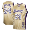 Kooe LA.Lakers #24 Kobe Bryant Mitchell & Ness Gold Hall of Fame Class of 2020 #24 Authentic Hardwood Classics Jerseys