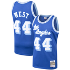 Kooe LA.Lakers #44 Jerry West Mitchell & Ness Royal Hardwood Classics Swingman Stitched Jerseys