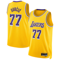 Kooe LA.Lakers #77 Luka Doncic Dri-Fit Swingman Stitched Jerseys