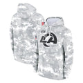 Kooe LA.Rams Arctic Camo Salute to Service Hoodies Limited Game Blank Player Stitched Jerseys