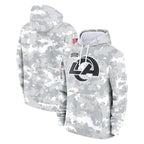 Kooe LA.Rams Arctic Camo Salute to Service Hoodies Limited Game Blank Player Stitched Jerseys