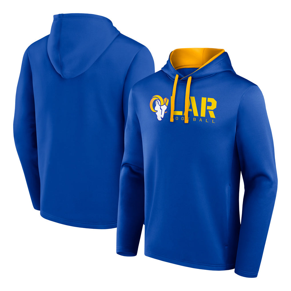 Kooe LA.Rams Royal Pullover Hoodie Limited Game Blank Player Stitched Jerseys