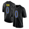 Kooe LA.Rams #0 Byron Young Player Black Fashion Limited Home Game Stitched Jerseys
