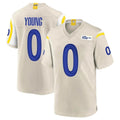 Kooe LA.Rams #0 Byron Young Player Bone Home Game Stitched Jerseys