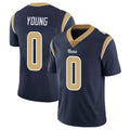 Kooe LA.Rams #0 Byron Young Player Navy Limited Vapor Untouchable Home Game Stitched Jerseys