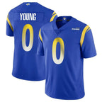 Kooe LA.Rams #0 Byron Young Player Royal Limited Vapor Untouchable Home Game Stitched Jerseys