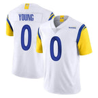 Kooe LA.Rams #0 Byron Young Player White Limited Vapor Untouchable Home Game Stitched Jerseys