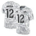 Kooe LA.Rams #12 Puka Nacua Player Arctic Camo Salute To Service Limited Game Stitched Jerseys