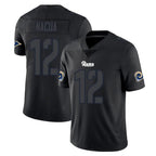 Kooe LA.Rams #12 Puka Nacua Player Black Impact Limited Home Game Stitched Jerseys