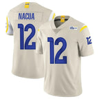 Kooe LA.Rams #12 Puka Nacua Player Bone Limited Vapor Home Game Stitched Jerseys