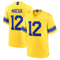 Kooe LA.Rams #12 Puka Nacua Player Gold Classic Sol Home Game Stitched Jerseys