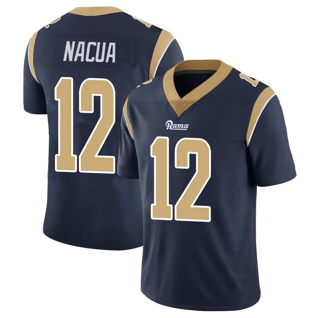 Kooe LA.Rams #12 Puka Nacua Player Navy Limited Vapor Untouchable Home Game Stitched Jerseys