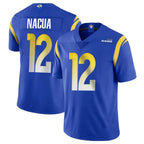Kooe LA.Rams #12 Puka Nacua Player Royal Limited Vapor Untouchable Home Game Stitched Jerseys